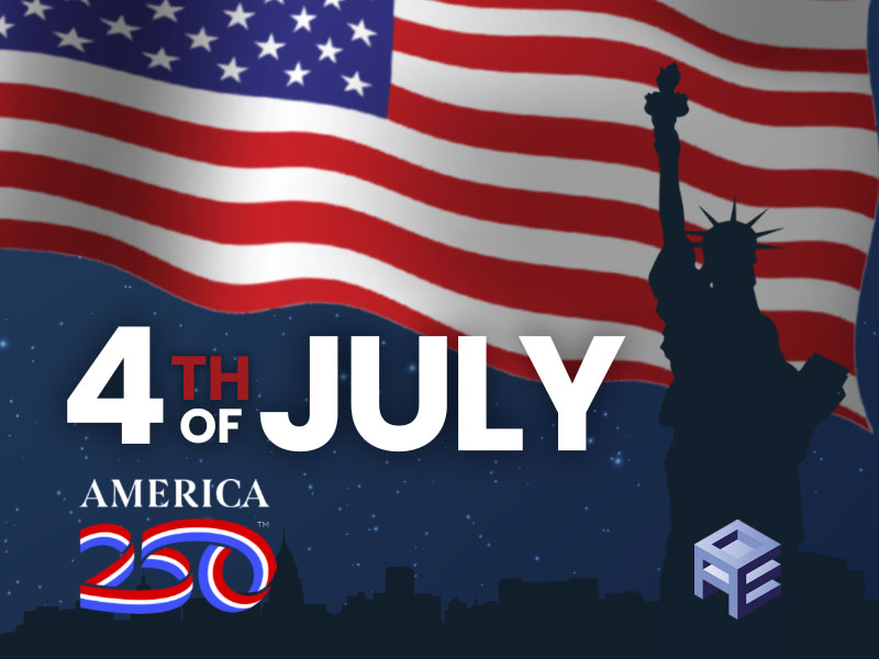 Wishing everyone a safe, happy, and truly historic 4th of July!
