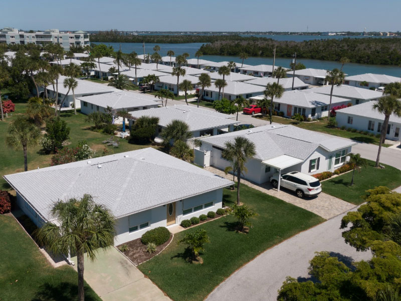 Property Reconstruction including 99 Roof Replacements after Hurricane Ian Damage